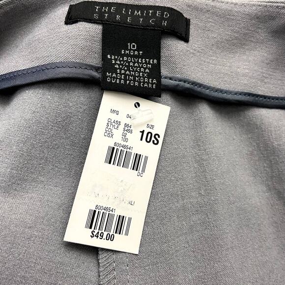 The Limited Gray Stretch Pants Size 10 - Picture 8 of 9